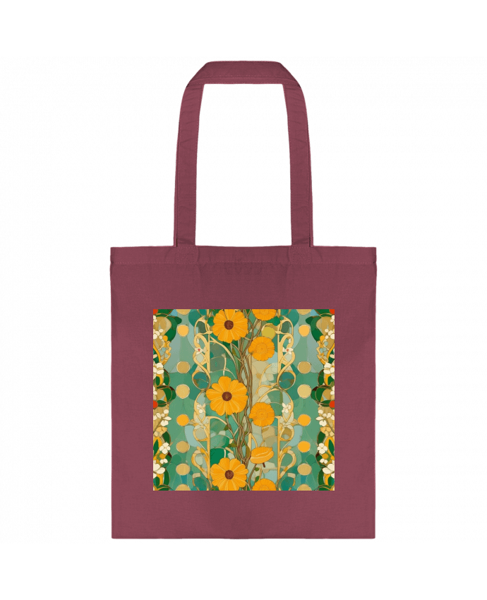 Tote-bag flowers art nouveau par Livelyart77