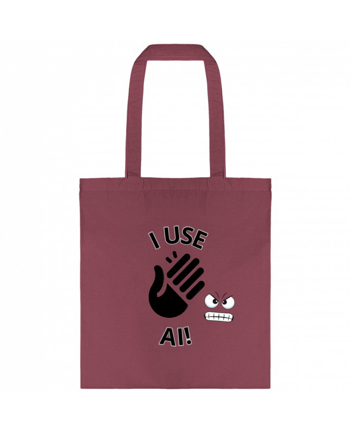 Tote-bag INTELLIGENCE ARTIFICIELLE MOTIF NOIR ET BLANC par LIAMRIVIERART