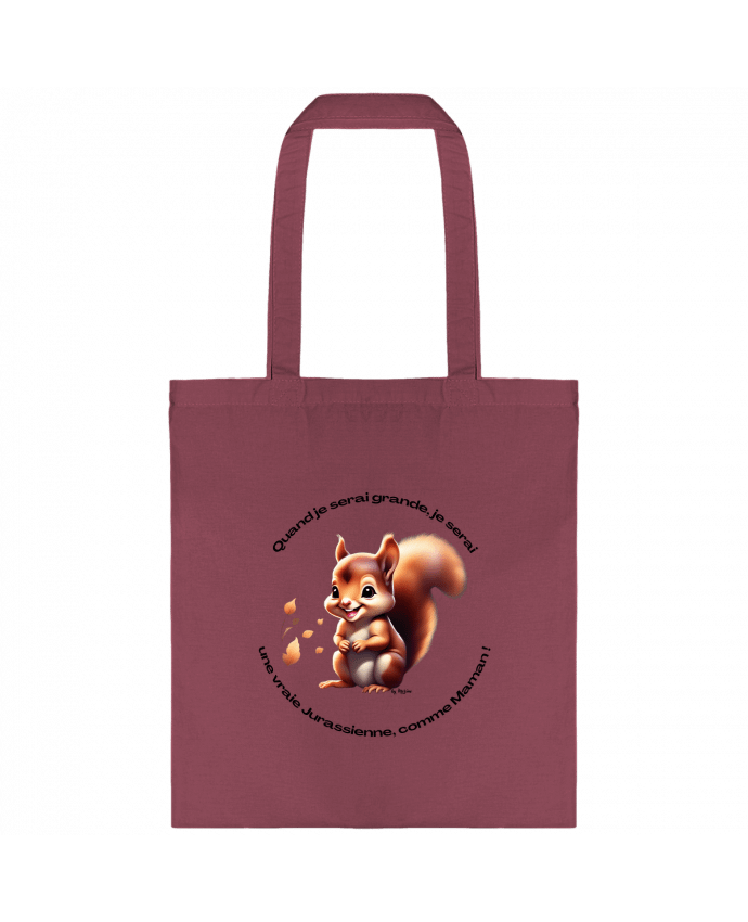 Tote-bag Quand je serai grande, je serai une vraie Jurassienne, comme maman ! par JURAFAN