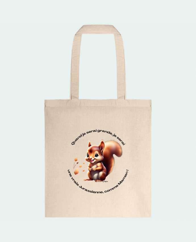 Tote-bag Quand je serai grande, je serai une vraie Jurassienne, comme maman ! par JURAFAN