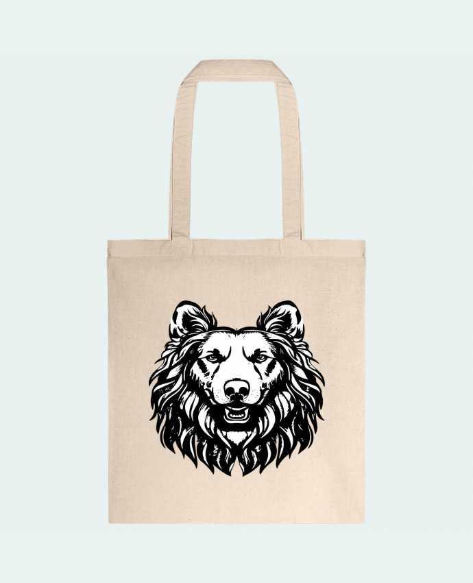 Tote-bag King's Crown Canines Black and white par VSGA