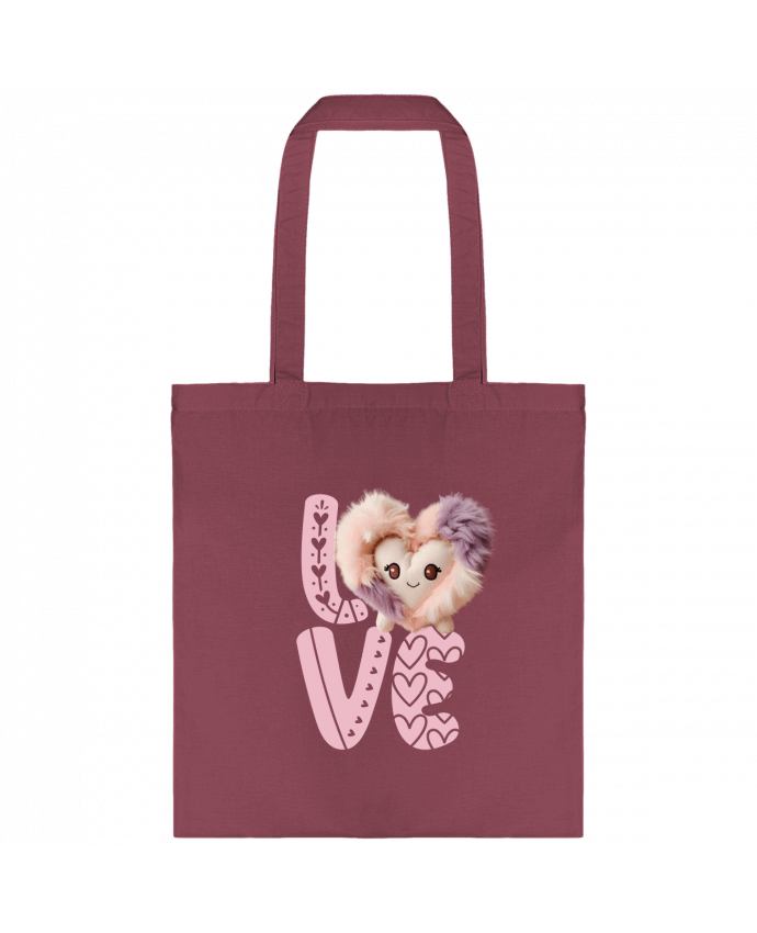 Tote-bag Love Cute Chibi Heart 01 par Vamamoi