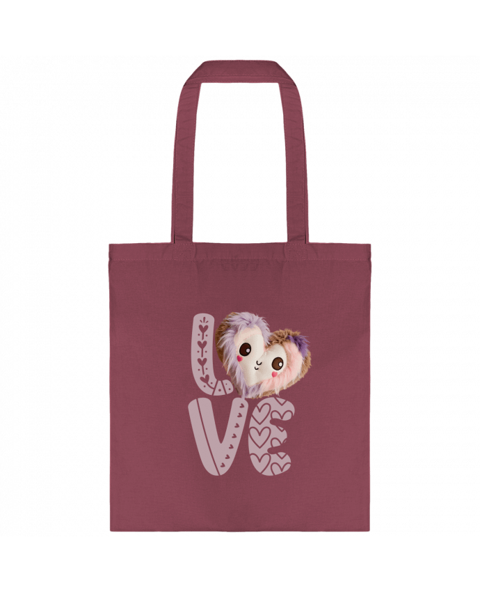 Tote-bag Love Cute Chibi Heart 02 par Vamamoi