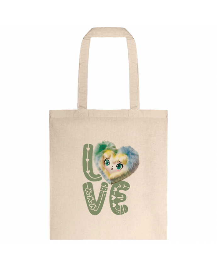 Tote-bag Love Cute Chibi Heart 03 par Vamamoi