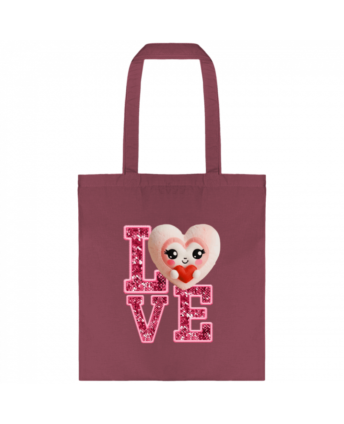 Tote-bag Love Cute Chibi Heart 04 par Vamamoi