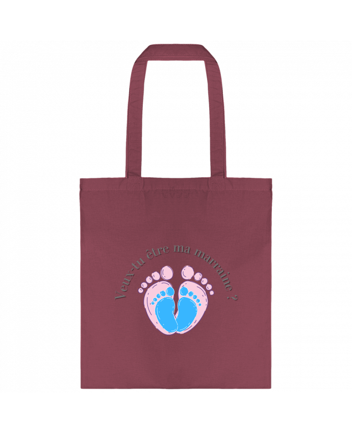 Tote-bag Veux-tu être ma marraine ? par MJDesign