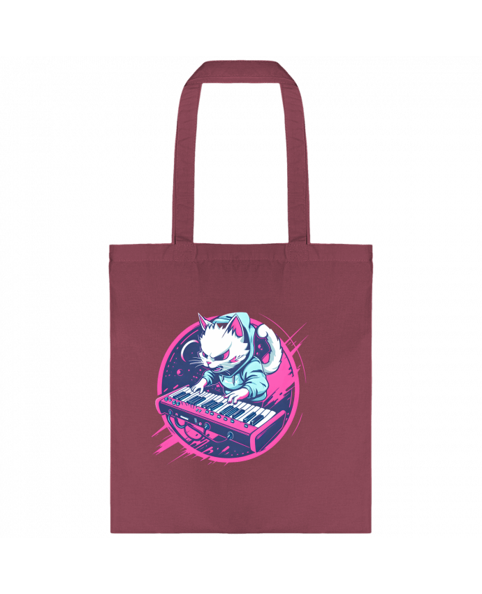 Tote-bag SYNTH CAT ELECTRO-POP par PhilK