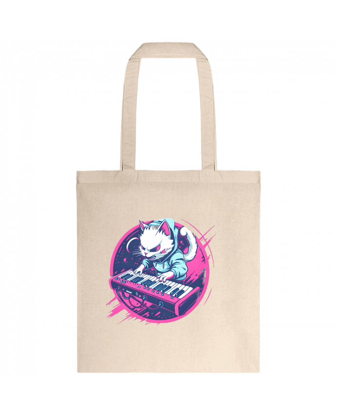 Tote-bag SYNTH CAT ELECTRO-POP par PhilK