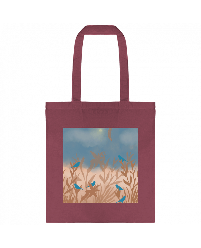 Tote-bag les oiseaux bleus par Les Caprices de Filles
