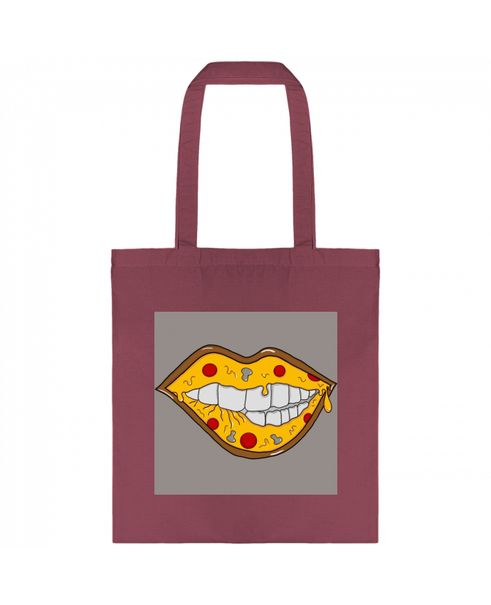 Tote-bag Boca sabor a pizza par Jesha