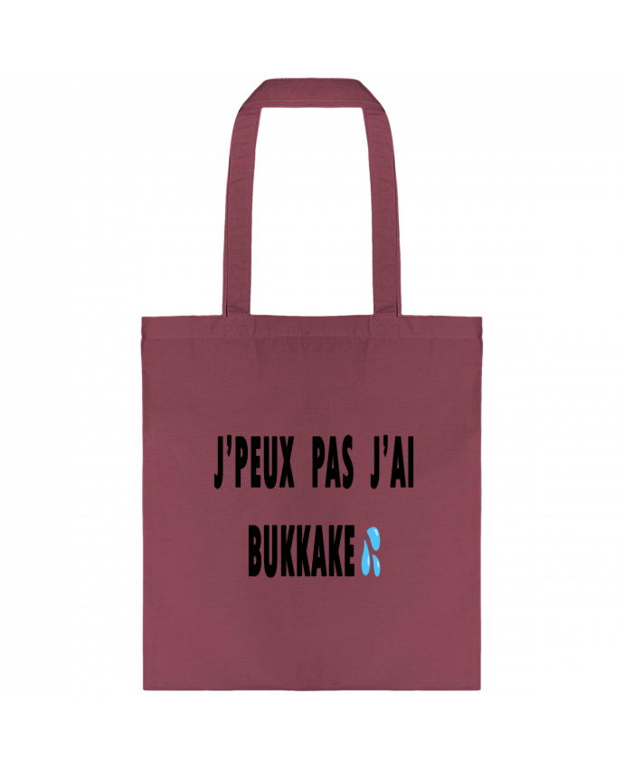Tote-bag j'peux pas j'ai bukkake par Mikado282