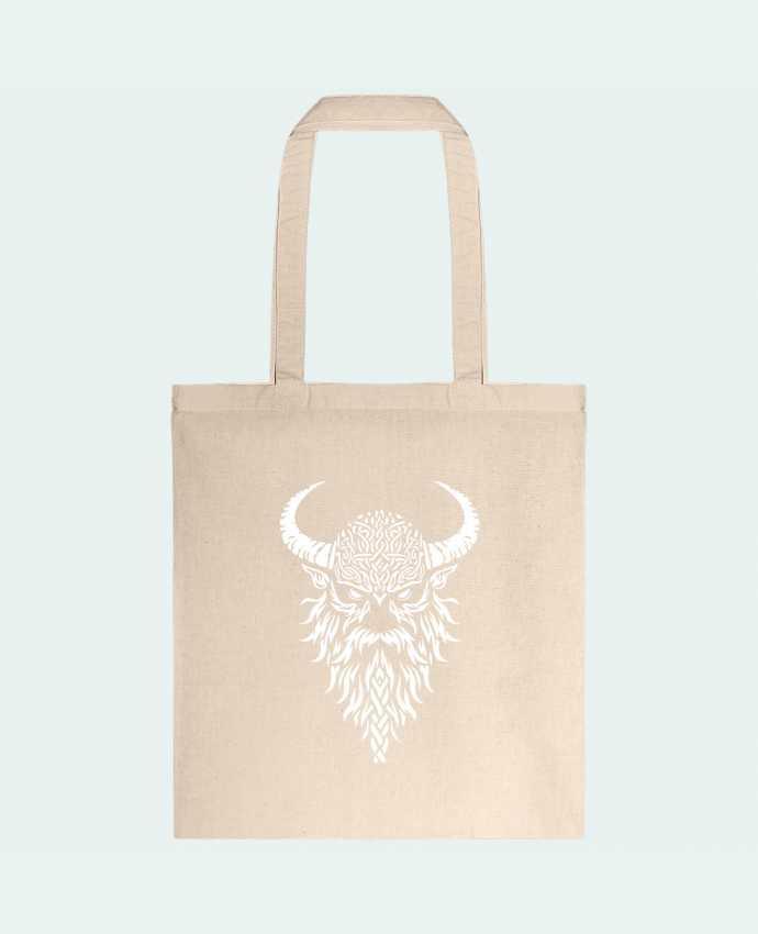 Tote-bag Viking warrior head par KronoArt