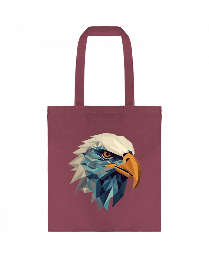 Tote-bag Aigle stylisé, géométrique par KronoArt