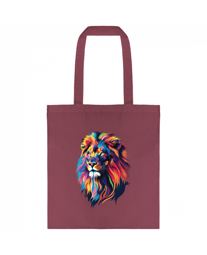 Tote-bag Illustration de Lion stylisé par KronoArt
