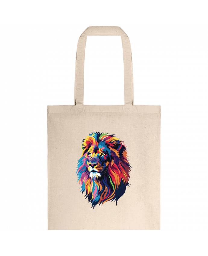 Tote-bag Illustration de Lion stylisé par KronoArt