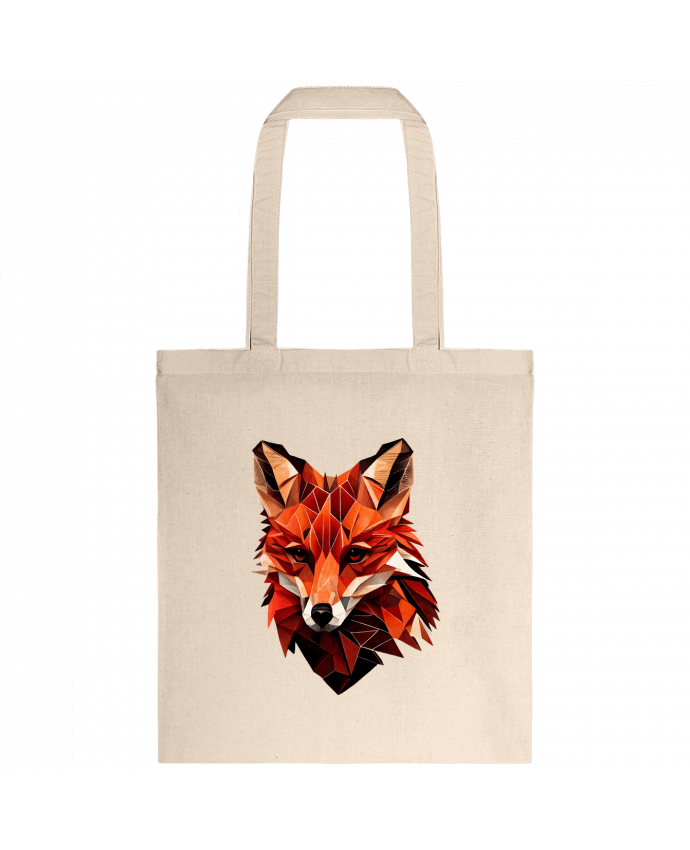 Tote-bag Renard stylisé, Géométrique par KronoArt