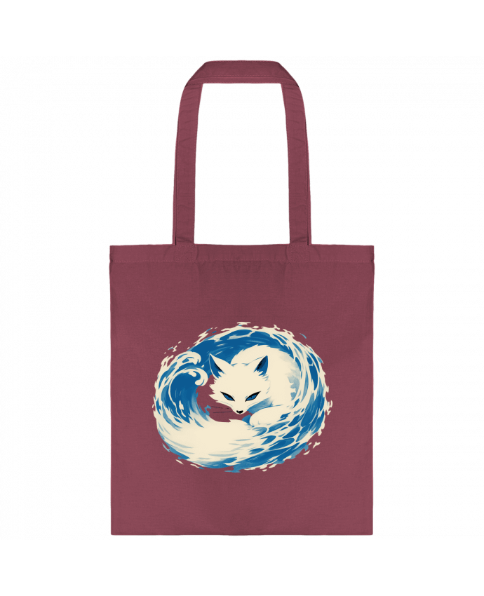 Tote-bag Renard Blanc par KronoArt