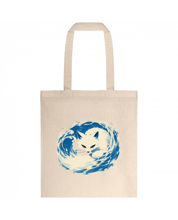 Tote-bag Renard Blanc par KronoArt