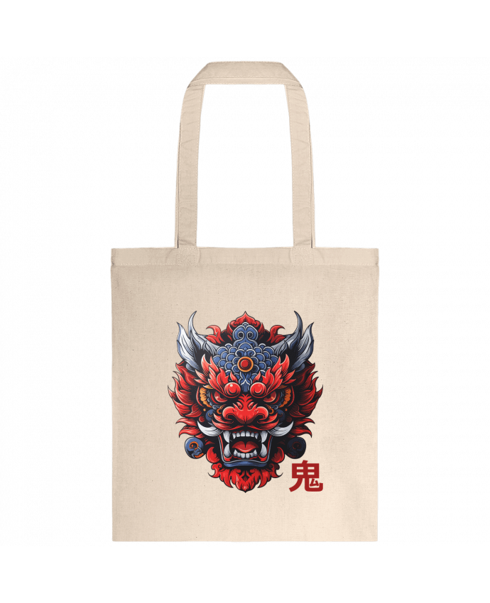 Tote-bag Oni, démon Japonais par KronoArt