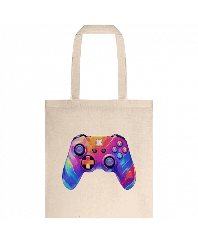 Tote-bag Manette de jeux vidéo pixel art par KronoArt