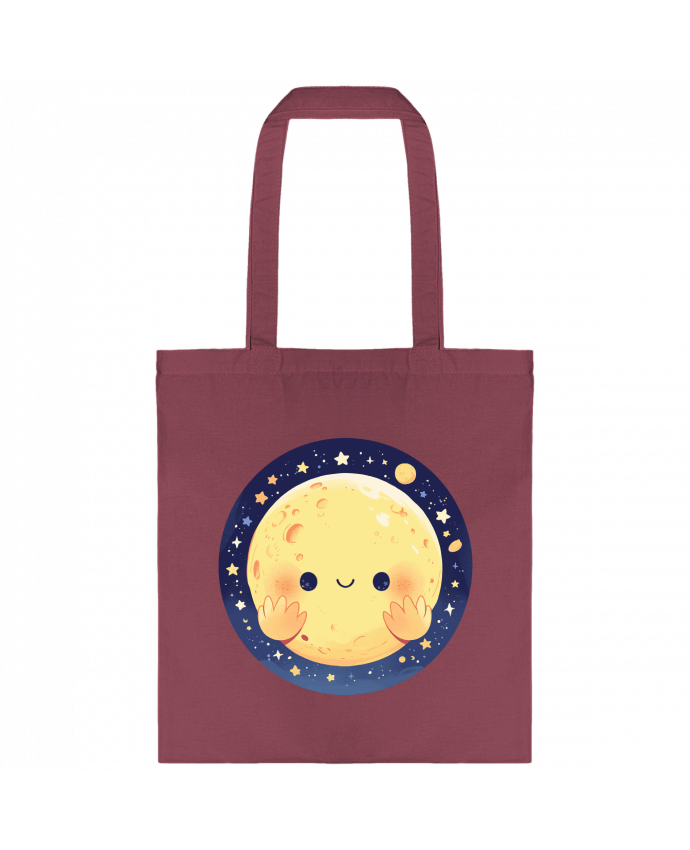 Tote-bag La Lune qui sourit par KronoArt