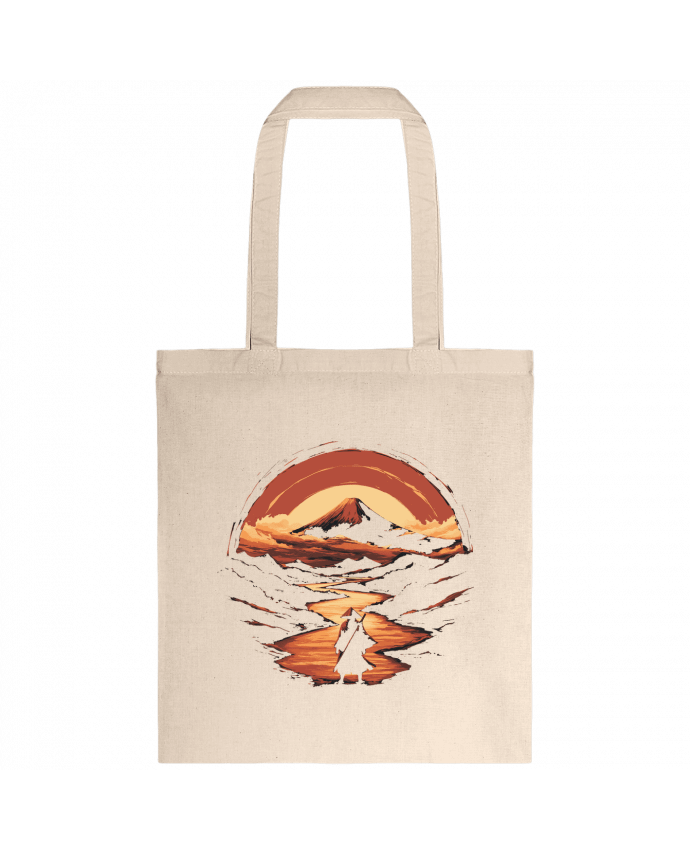 Tote-bag Samouraï et Mont Fuji par KronoArt