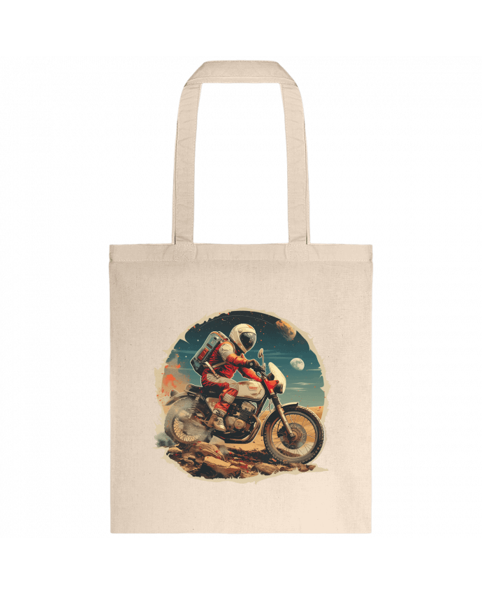 Tote-bag Un astronaute sur une moto par KronoArt