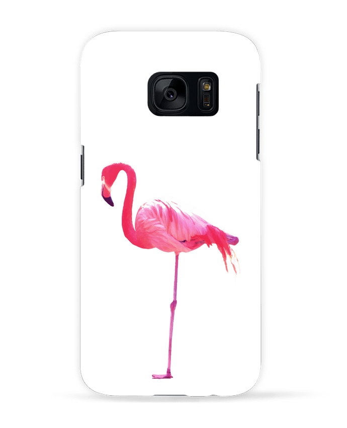 Coque 3D Samsung Galaxy S7  Flamant rose par justsayin