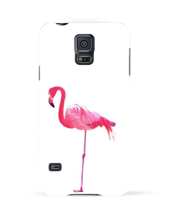 Case 3D Samsung Galaxy S5 Flamant rose by justsayin