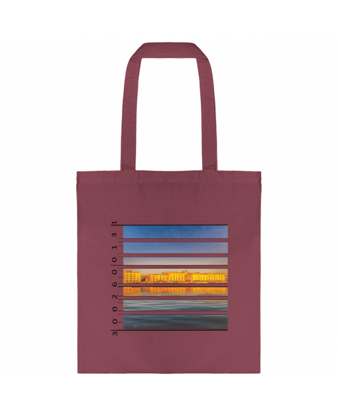 Tote-bag Marseille Notre Dame De La Garde, le Vieux-Port et la lune par Bobraïs