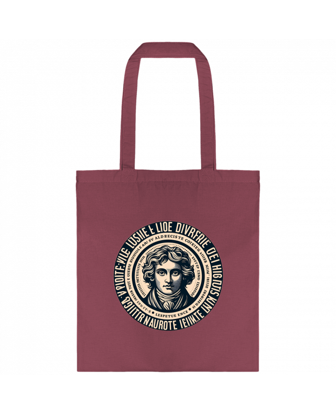 Tote Bag cotton Portrait vintage d'un inconnu by Killmooze