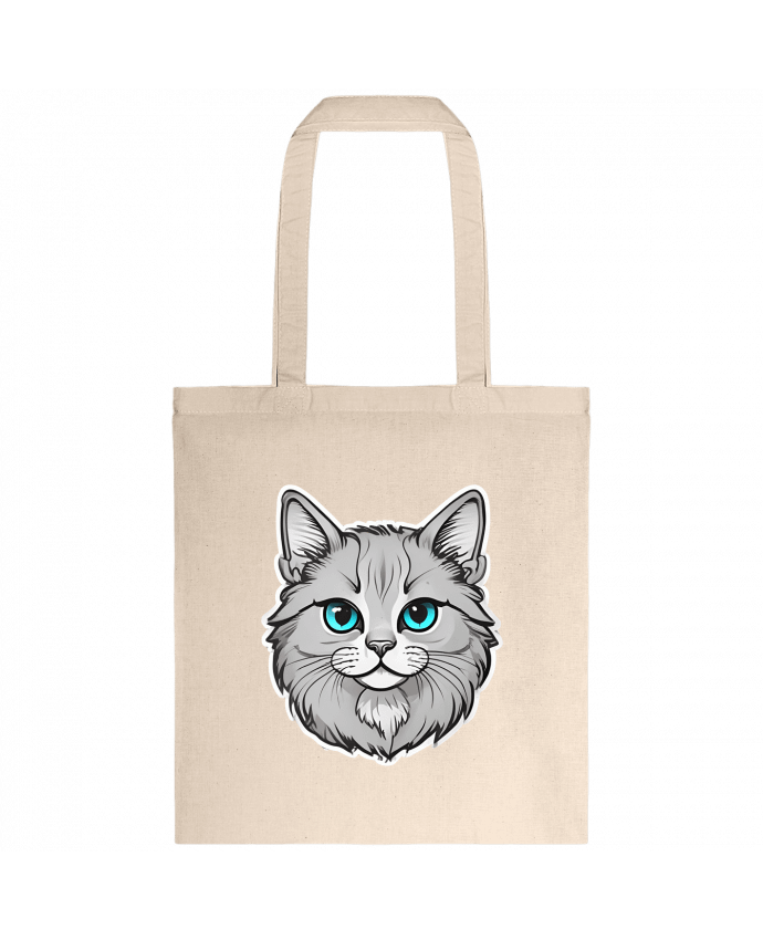 Tote-bag Tete de chat par SG LXXXIII