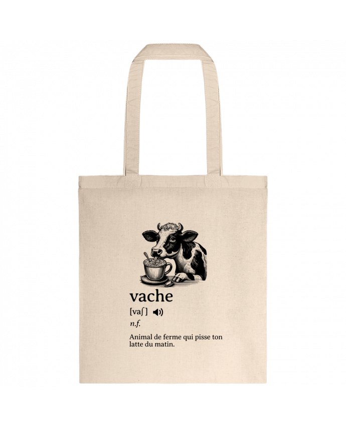 Tote-bag Vache définition par Mona Designs