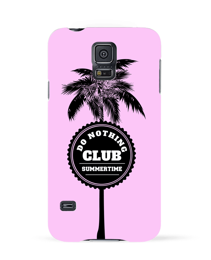 Coque Samsung Galaxy S5 Do nothing club - rose par justsayin