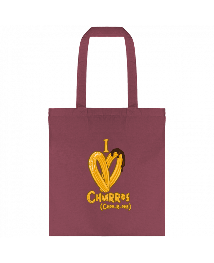 Tote-bag I love churros par Darkafreak