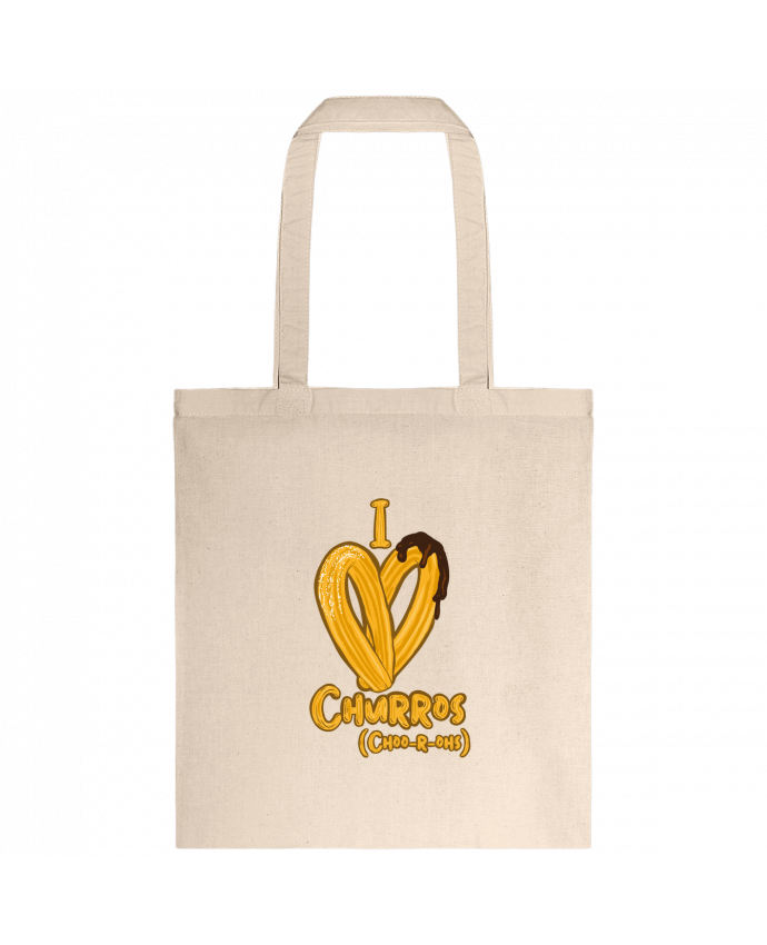 Tote-bag I love churros par Darkafreak