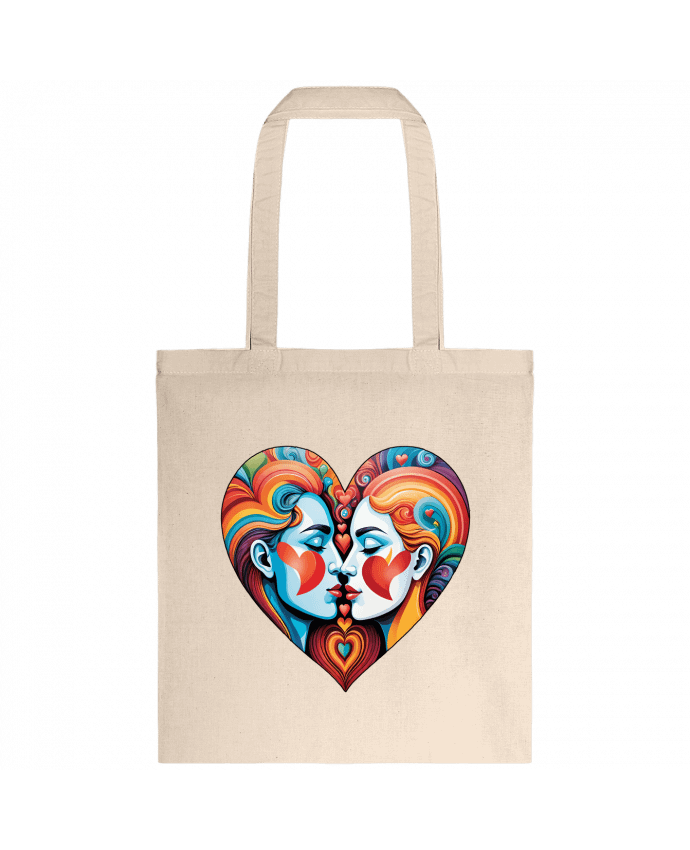 Tote-bag MULTICOLOR HEART par 33designerarte