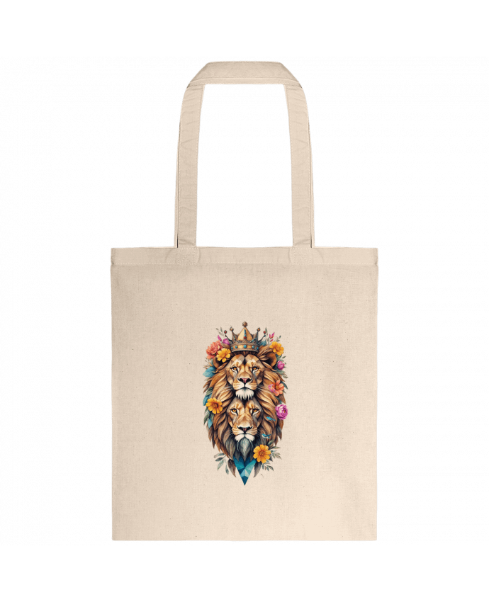 Tote-bag Lions flowers par /wait-design