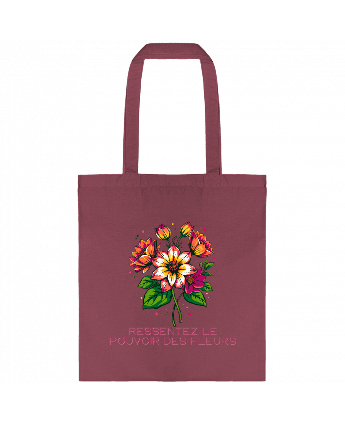 Tote-bag Ressentez Le Pouvoir Des Fleurs par Phocea Editions