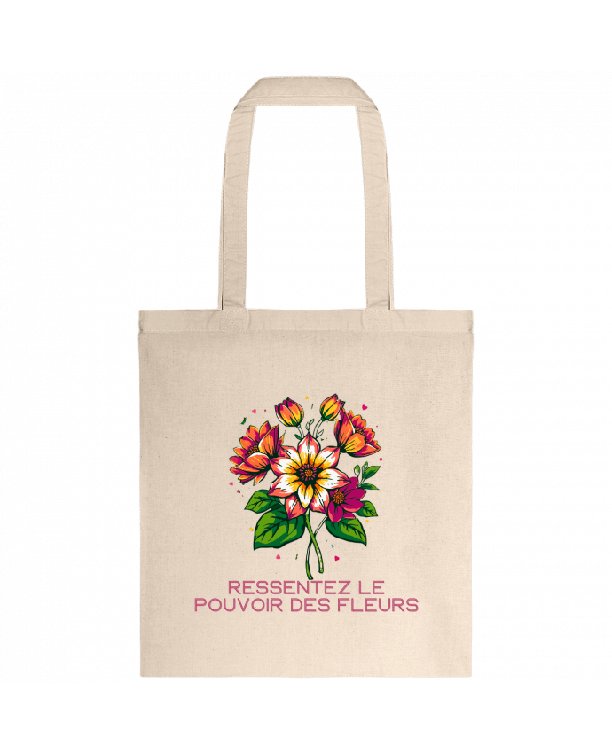 Tote-bag Ressentez Le Pouvoir Des Fleurs par Phocea Editions