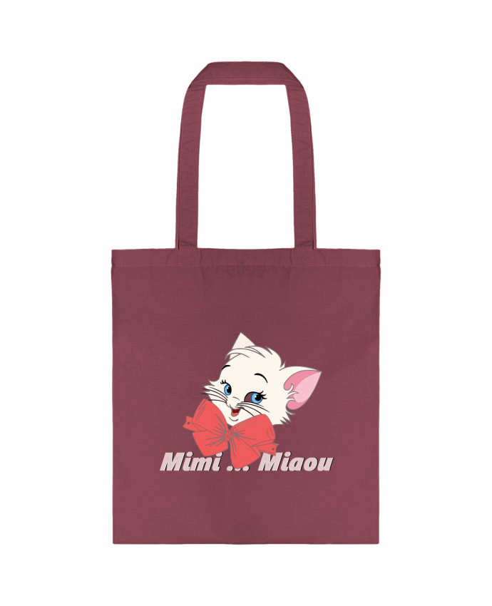 Tote-bag Chat nœud papillon par Jils-création.fr