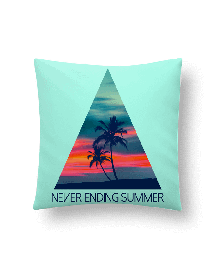 Cushion synthetic soft 45 x 45 cm Never ending summer by justsayin