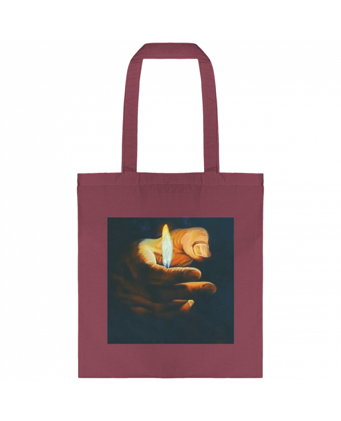 Tote-bag flamme de briquet par White Tiger 60