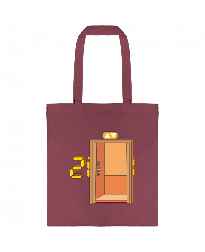 Tote-bag HERE I GET ON par Santiaguen