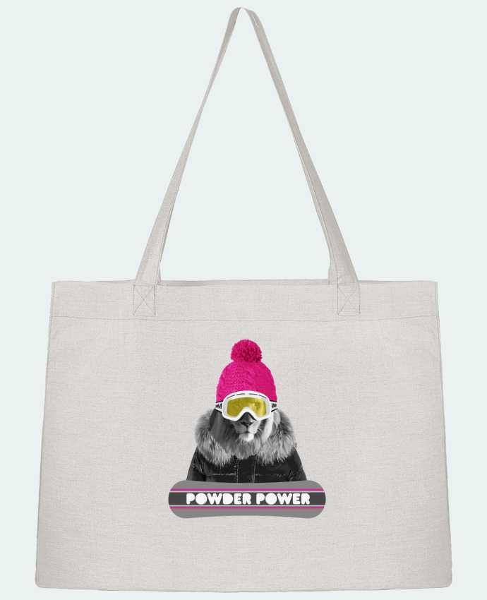 Shopping tote bag Stanley Stella Lion snowboard by justsayin