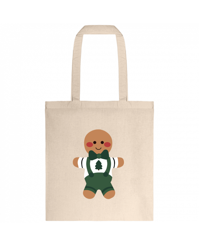 Tote-bag Biscuit monsieur sapin par Babu 