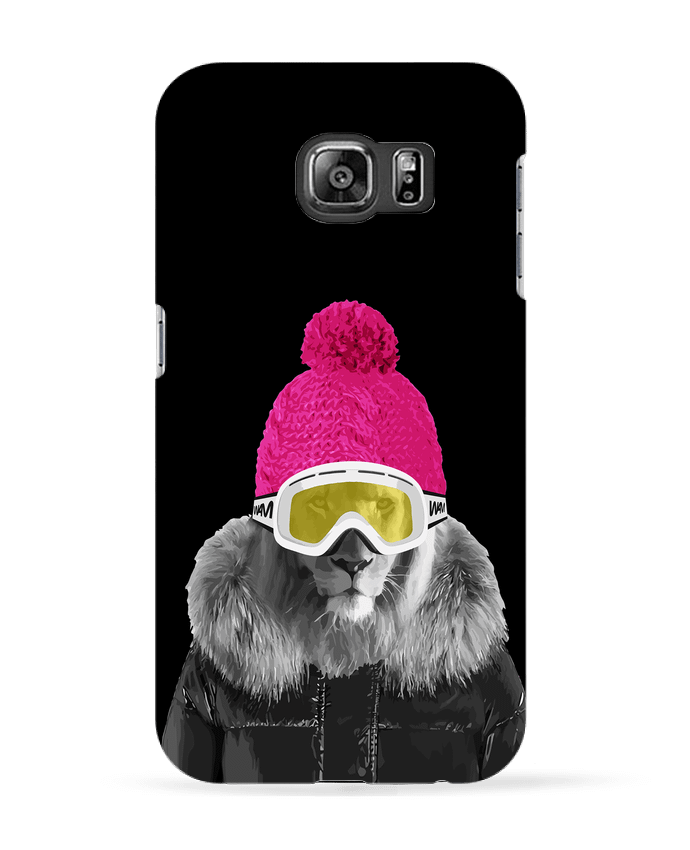 Coque Samsung Galaxy S6 Lion snowboard - justsayin