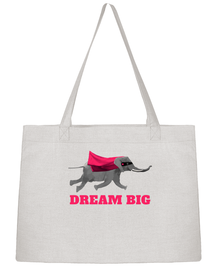 Shopping tote bag Stanley Stella Dream big éléphant by justsayin