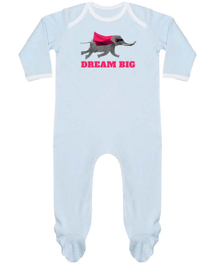 Body Pyjama Bébé Dream big éléphant par justsayin