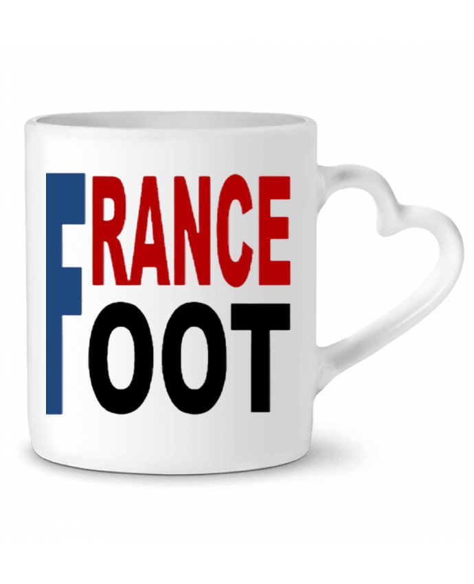 Mug coeur FRANCE  FOOT par FIRST  STAR